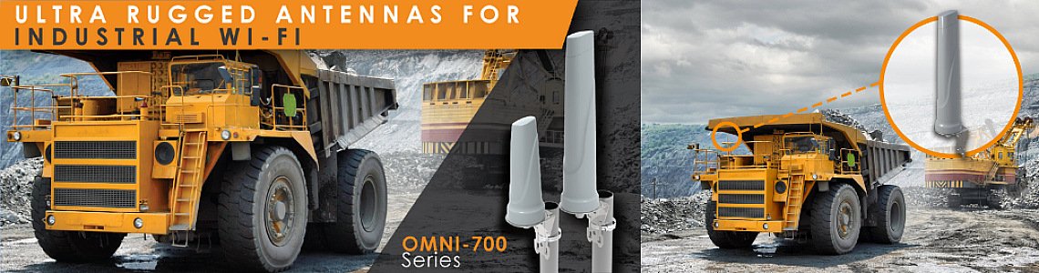 Ultra Rugged Antennas for Industrial Wi-Fi
