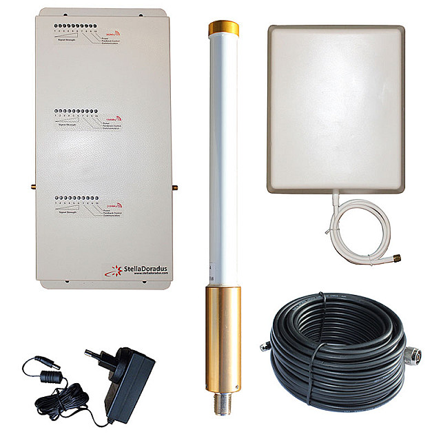 StellaDoradus RP-GDW-O Repeater Kit - Boosts Mobile Signal In Ships / Boats, Yachts