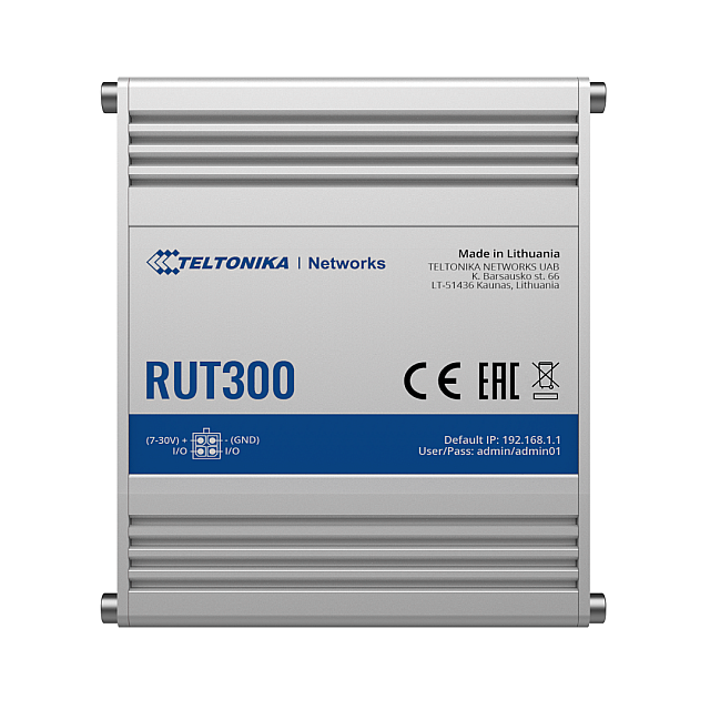 Teltonika RUT300: Ethernet Router with VPN and VLAN Support