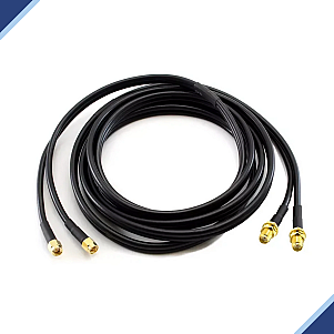 Coaxial Cables: SMA-Male / SMA-Female Twin Coax Cable Pre-terminated - Main