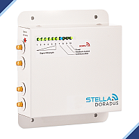 StellaDoradus StellaOffice Single Band Mobile Phone Signal Repeater Kit For Office Use – Boosts Voice/SMS 4GLTE Signal In Buildings & Offices