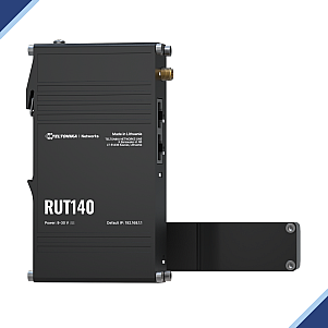 Teltonika RUT140: OPC UA Capable Industrial Ethernet Network Router with RS234 Port & Wi-Fi 4