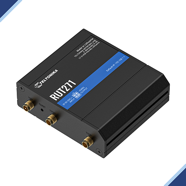 Teltonika RUT271: RedCap 5G WiFi Router With WAN Failover