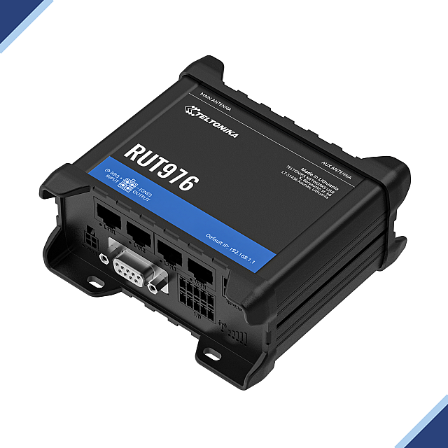 Teltonika RUT976: RedCap 5G Router for Industrial Use Cases