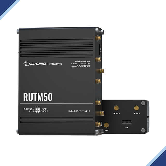 Teltonika RUTM50: Dual-SIM 5G Router For North American Mobile Operator