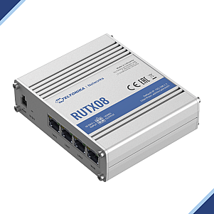 Teltonika RUTX08: Gigabit Ethernet Router with Tag-based VLAN Support