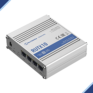 Teltonika RUTX10 WiFi/xDSL Router with 4-Gigabit Ports & OpenVPN