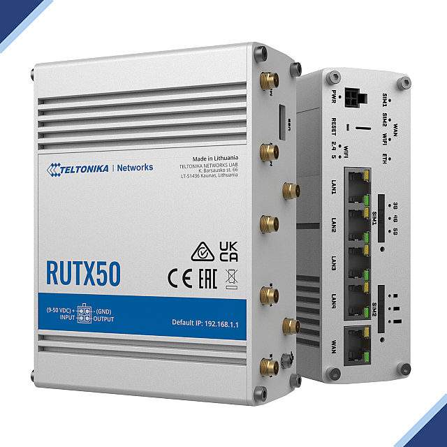 Teltonika RUTX50 4G/5G Router (Refurbished)