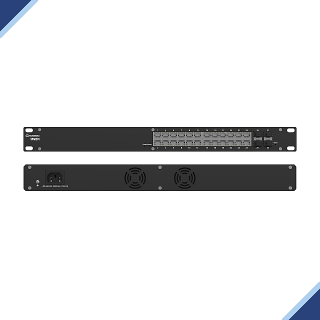 Teltonika SWM281: Powerful L2 Managed Switch with L3 Features & 4 SFP Ports
