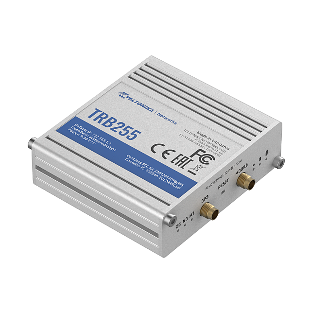Teltonika TRB255 - M2M Industrial IoT Gateway With OpenVPN and Dual-SIM Failover Support