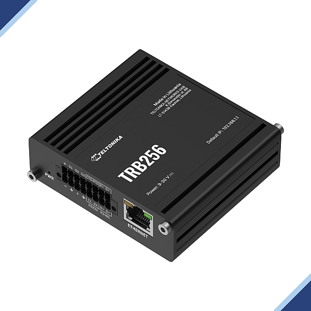 Teltonika TRB256 Industrial Gateway for 4G/LTE Cat M1/Cat NB1, NB2/EGPRS (Dual SIM)