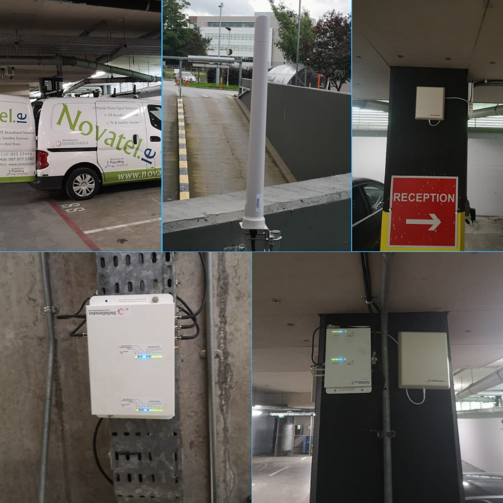 Reference Image: Mobile Signal Coverage in Underground Carpark